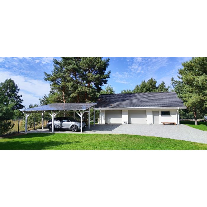 Wiata fotowoltaiczna z magazynem energii