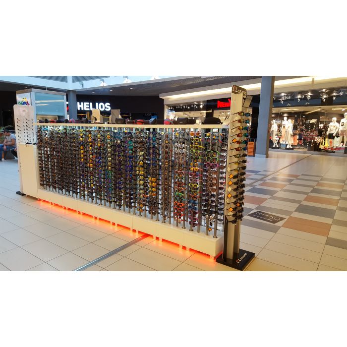 Stoisko handlowe na okulary – typu wyspa
