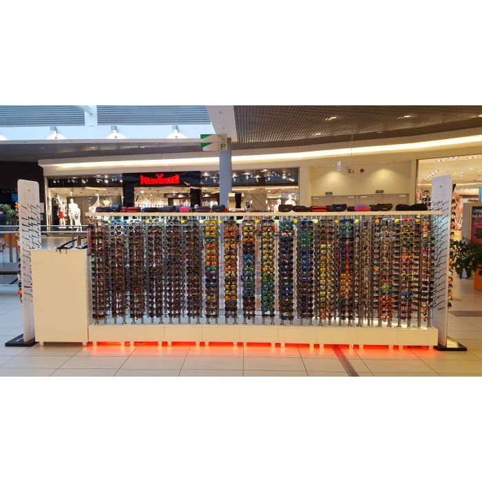 Stoisko handlowe na okulary – typu wyspa