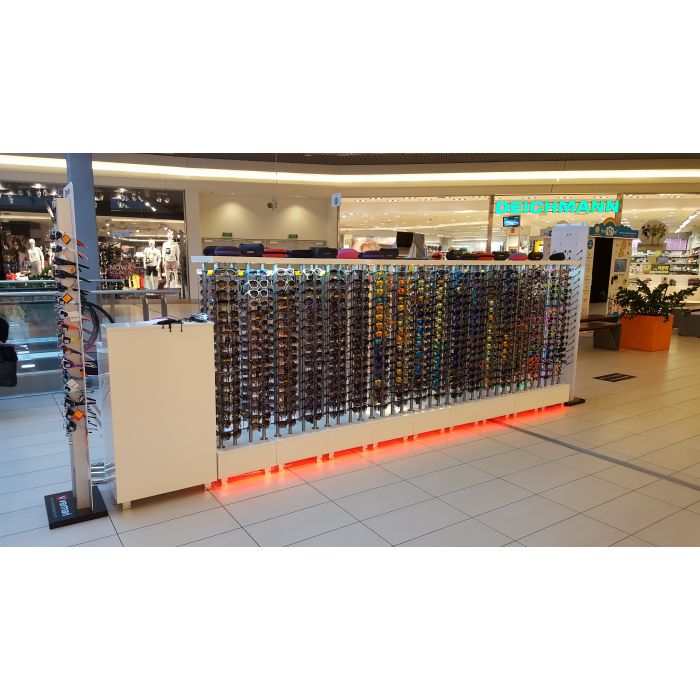Stoisko handlowe na okulary – typu wyspa