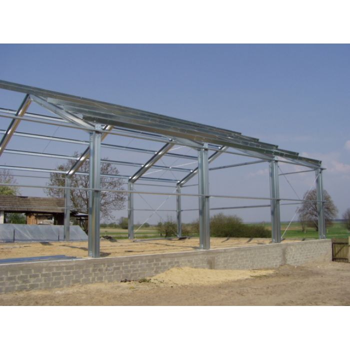 KONSTRUKCJA STALOWA HALI 12 M x 20 M x 4,0 M CENA 45 600,00 zł