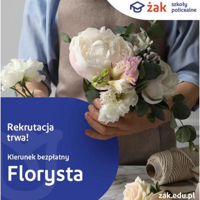 Kwiatki, kwiatuszki OSTATNIA REKRUTACJA na kierunek Florysta w Żaku