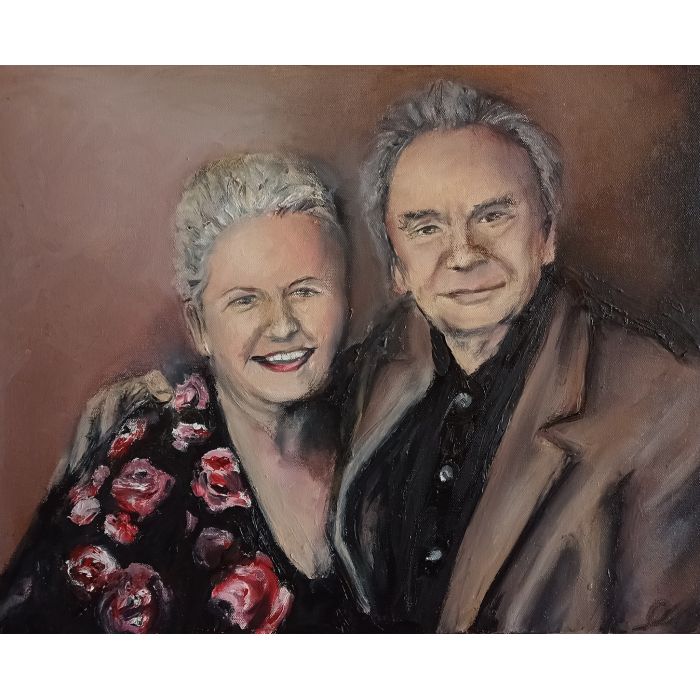 Portret olejny na płótnie na zamówienie