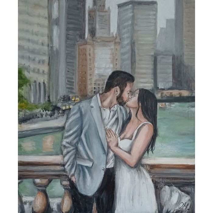 Portret olejny na płótnie na zamówienie