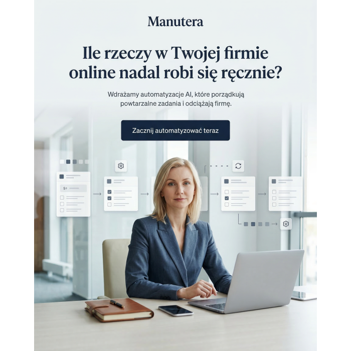 Twoja firma w Internecie. Bez chaosu, bez pilnowania, bez zatrudniania specjalisty.