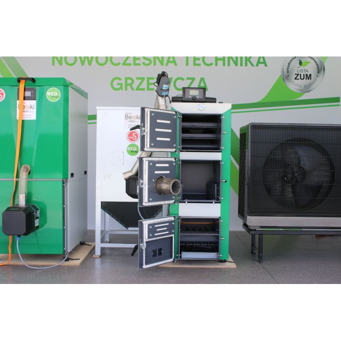 DrewKo Hybrid 24 kW – Dwupaliwowy (Pellet / Drzewo)