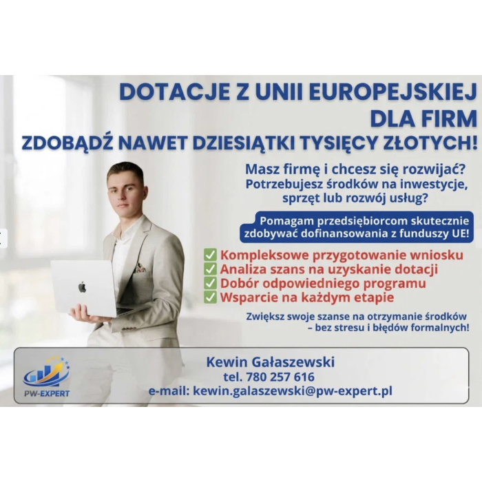 Dotacje na firme - sprawdź czy możesz z niej skorzystać