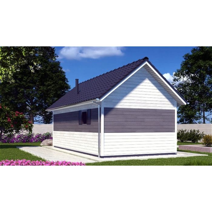 Drewniany Domek 4,8×7,2 m – Letniskowy Całoroczny, Solidne Wykonanie