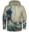 bluza z kapturem z motywem wzburzonego morza