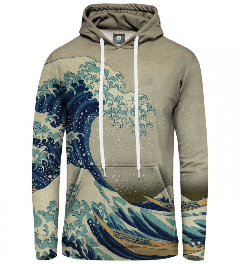 hokusai wave hoodie