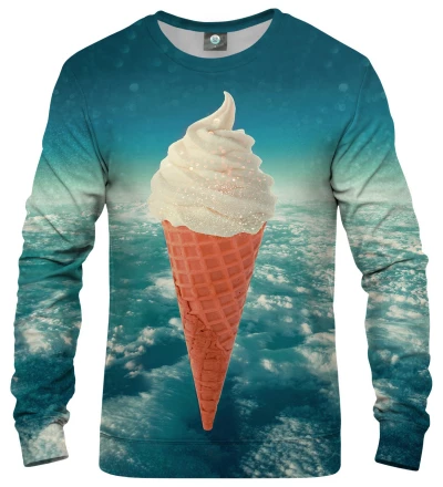 sweatshirt with ice cream motive