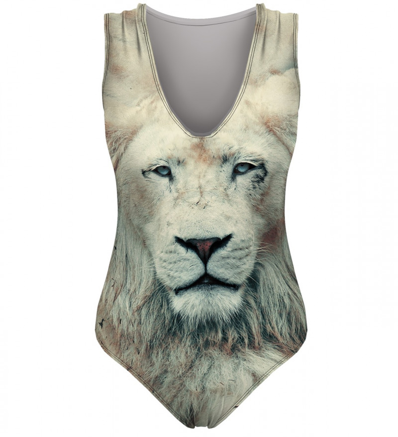 swimwear with lion motive