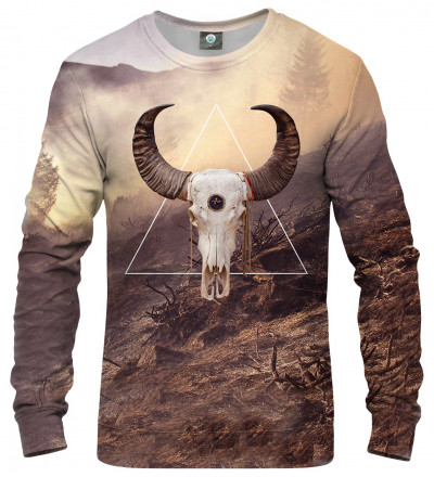 sweatshirt with goat motive
