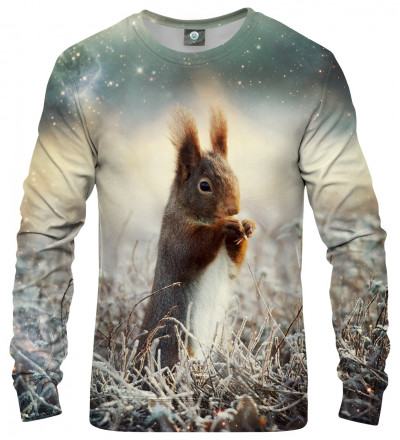 bluza z motywem wiewiórki