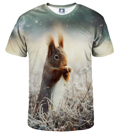 koszulka z motywem wiewiórki