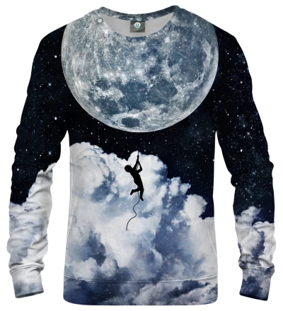 sweatshirt with moonlight motive