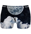 Underwear with moonlight motive