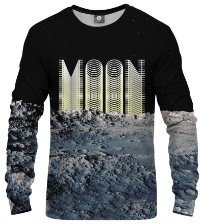 sweatshirt with moon inscription