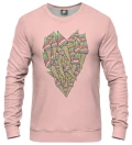 pink sweatshirt with ice-cream heart
