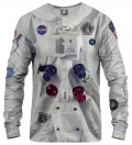 sweatshirt with space station motive