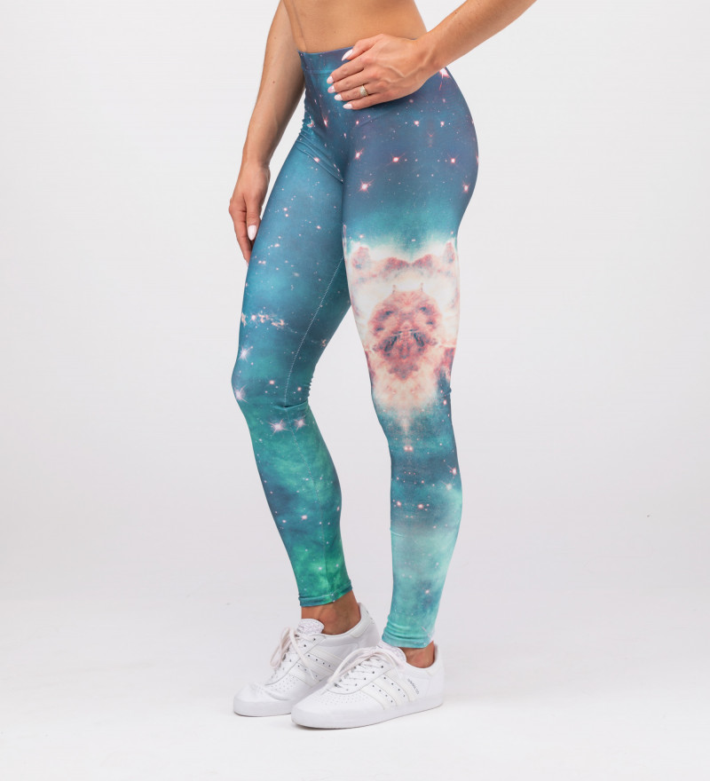 leggings with galaxy motive