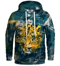hoodie with leopard motive