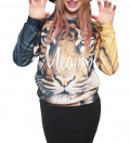 sweatshirt with tiger motive