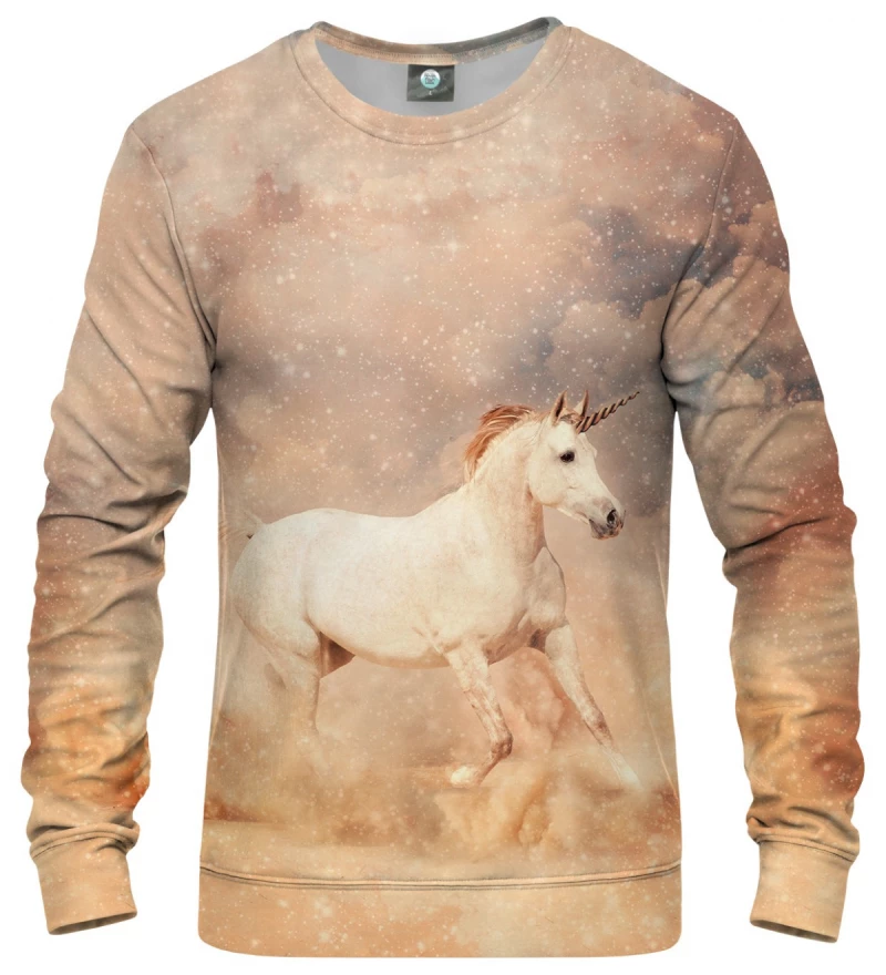 sweatshirt with unicorn motive