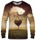 sweatshirt wit tree heart motive