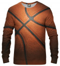 sweatshirt with basketball ball motive