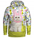 hoodie with kitty motive