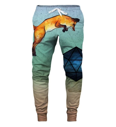 joggers with foxes motive
