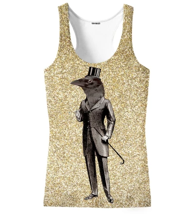 tank top with raven motive