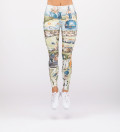 leggings with garden motive, inspiration Hieronim Bosch
