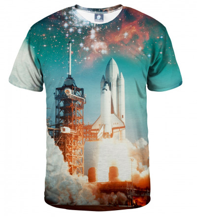 tshirt with space rocket motive