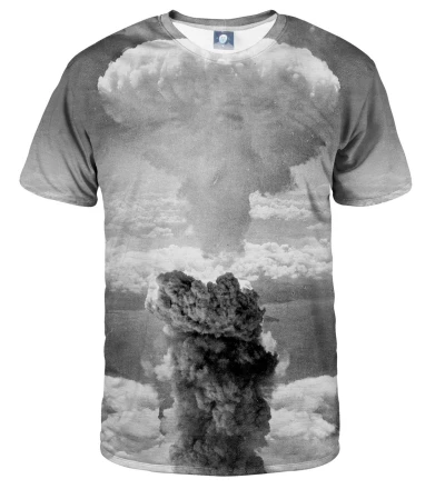 grey tshirt with explosion motive