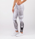grey leggings with explosion motive