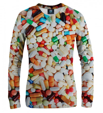 sweatshirt with pills motive