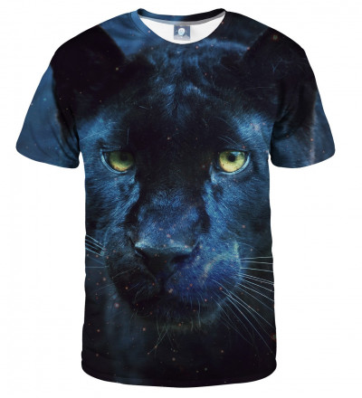 black tshirt with cougar motive