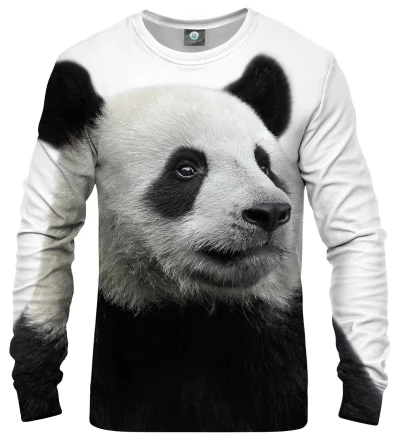 sweatshirt with panda motive
