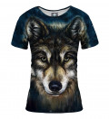 women tshirt with wolf motive