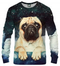 sweatshirt with cute dog and stars