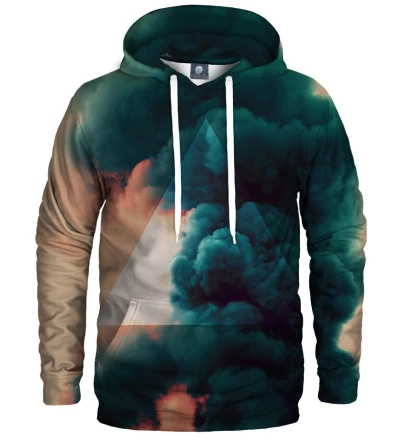 hoodie with clouds motive