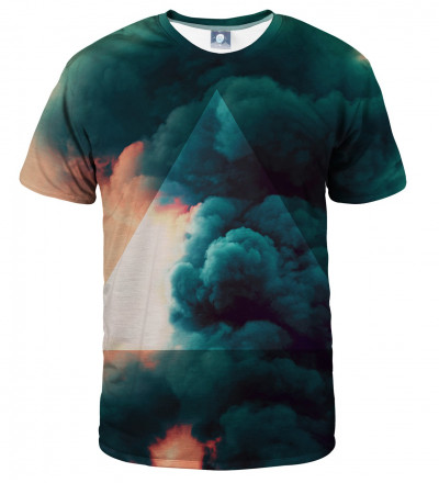 tshirt with clouds motive