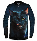 Black cat baseball jacket
