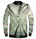 baseball jacket with branches motive