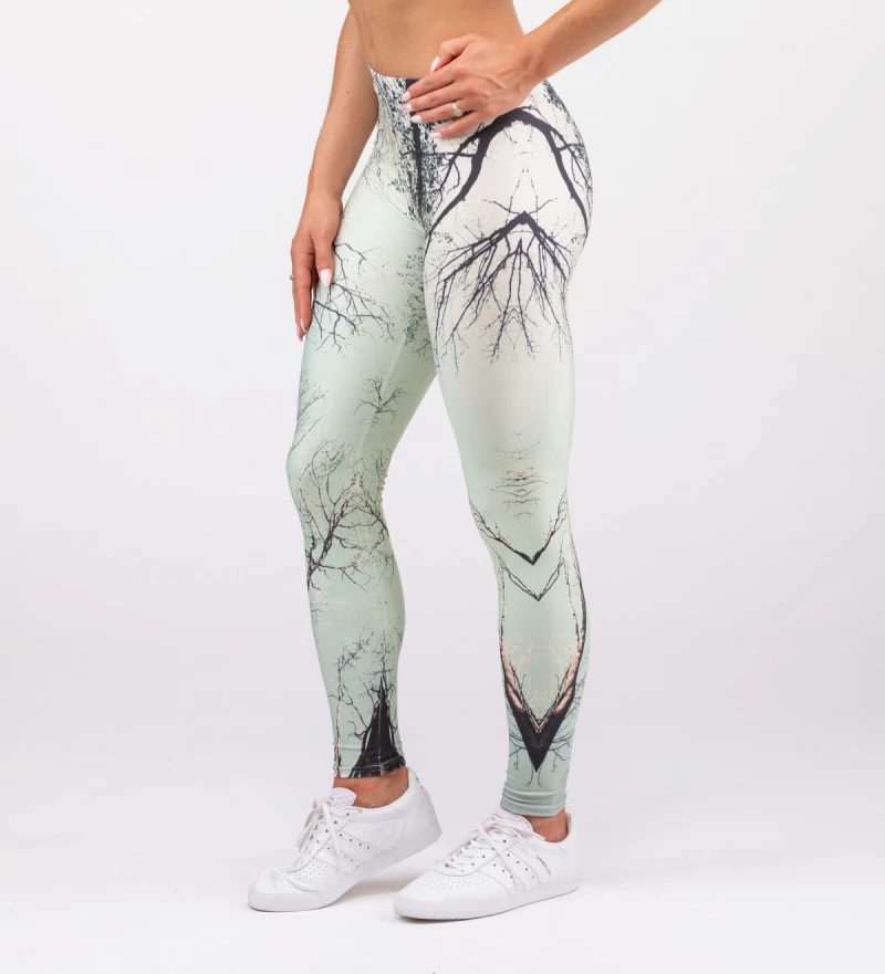 leggings with branches motive