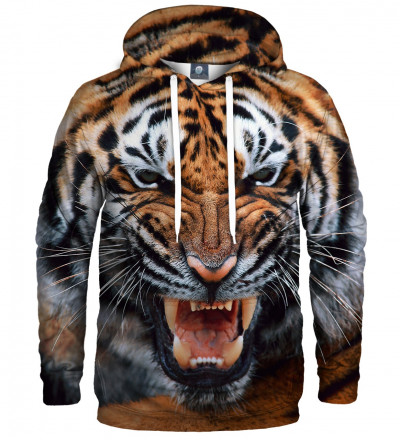 bluza z kapturem z motywem tygrysa