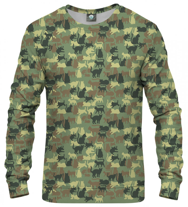 camo cat sweatshirt