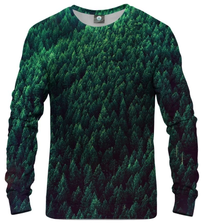 bluza z motywem lasu